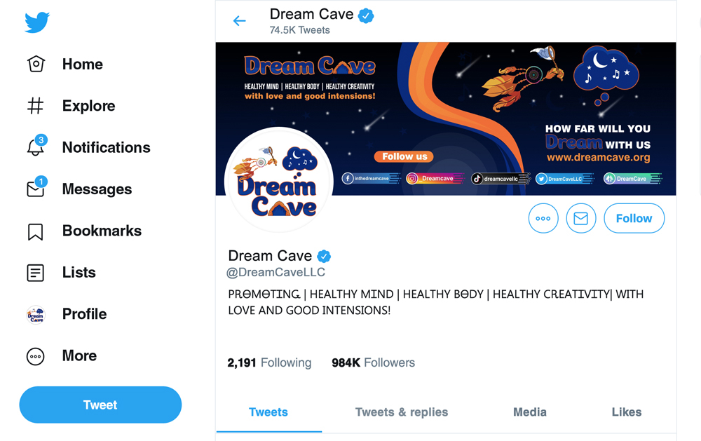 Dream Cave  logo design by rizuki