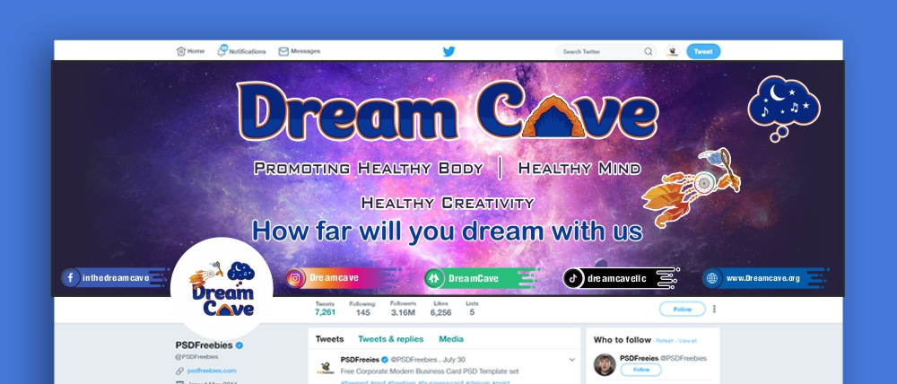 Dream Cave  logo design by ManishKoli