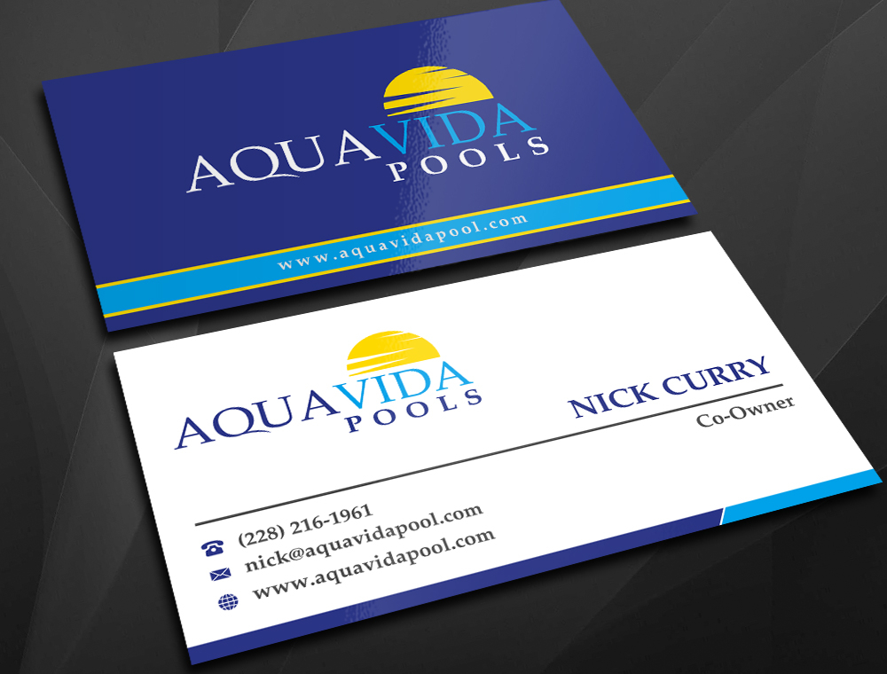 AquaVida Pools logo design by imagine