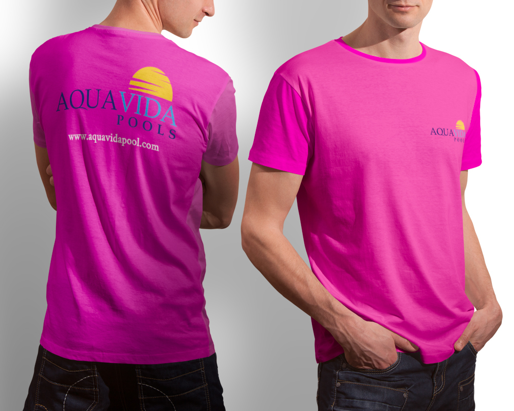 AquaVida Pools logo design by MastersDesigns