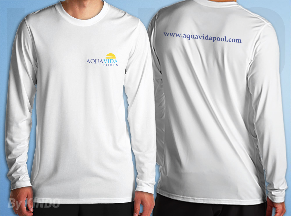 AquaVida Pools logo design by Kindo