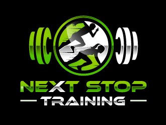 Next Stop training logo design by fillintheblack