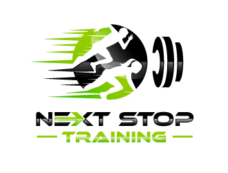Next Stop training logo design by fillintheblack