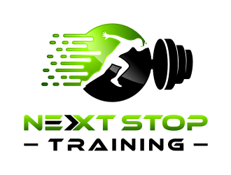 Next Stop training logo design by Garmos