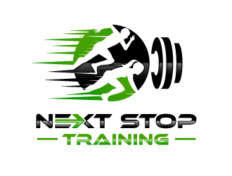 Next Stop training logo design by fillintheblack