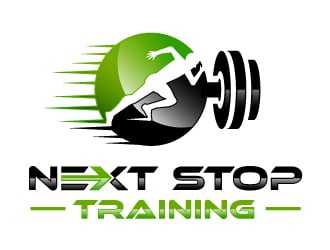 Next Stop training logo design by fillintheblack