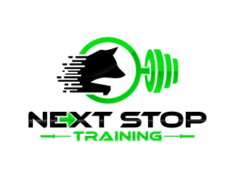 Next Stop training logo design by rizuki