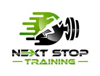 Next Stop training logo design by fillintheblack