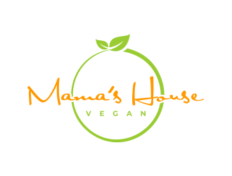 Mamas House Vegan logo design by mutafailan