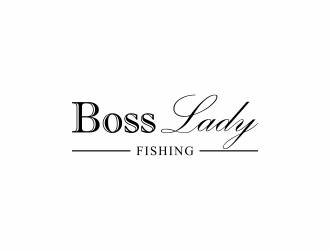 Boss Lady Fishing logo design by EkoBooM