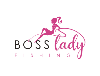 Boss Lady Fishing logo design by superiors