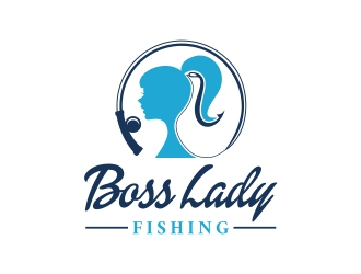 Boss Lady Fishing logo design by Alfatih05