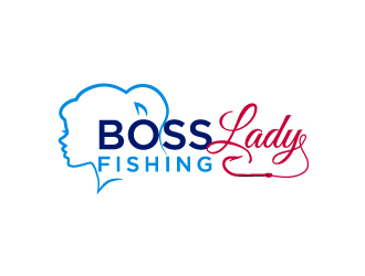Boss Lady Fishing logo design by yans