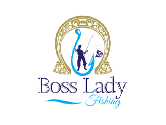 Boss Lady Fishing logo design by nona