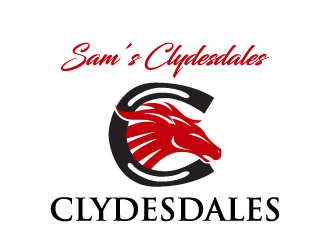 Sam’s Clydesdales  logo design by karjen