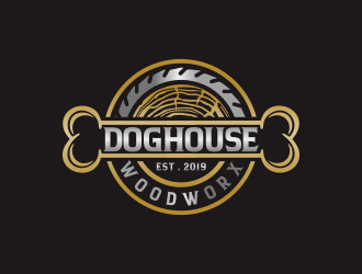 Doghouse Woodworx logo design by veter