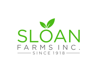 Sloan Farms Inc. logo design by puthreeone