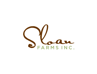 Sloan Farms Inc. logo design by Artomoro