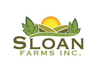 Sloan Farms Inc. logo design by ElonStark