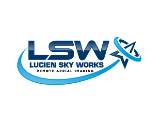 Lucien Sky Works logo design by sakarep