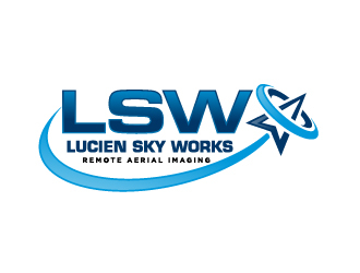 Lucien Sky Works logo design by sakarep