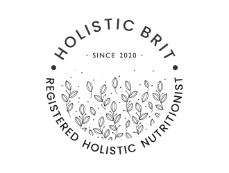 holistic brit - registered holistic nutritionist (RHN) logo design by yunda