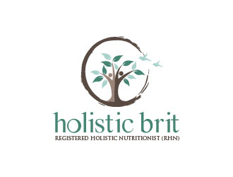 holistic brit - registered holistic nutritionist (RHN) logo design by usef44