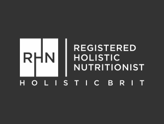 holistic brit - registered holistic nutritionist (RHN) logo design by ozenkgraphic