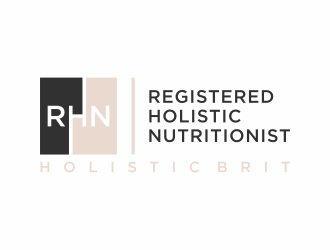 holistic brit - registered holistic nutritionist (RHN) logo design by ozenkgraphic