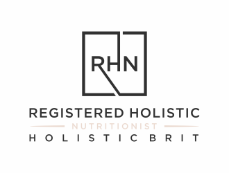 holistic brit - registered holistic nutritionist (RHN) logo design by ozenkgraphic