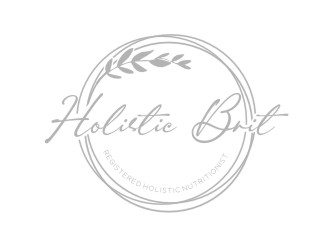 holistic brit - registered holistic nutritionist (RHN) logo design by maspion