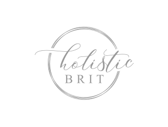 holistic brit - registered holistic nutritionist (RHN) logo design by Artomoro