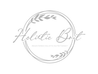 holistic brit - registered holistic nutritionist (RHN) logo design by maspion