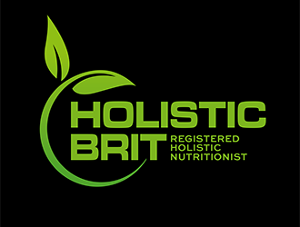 holistic brit - registered holistic nutritionist (RHN) logo design by enzidesign