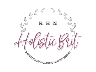 holistic brit - registered holistic nutritionist (RHN) logo design by ekitessar