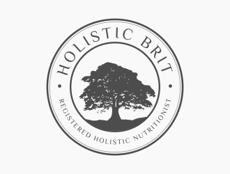 holistic brit - registered holistic nutritionist (RHN) logo design by falah 7097