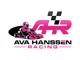 AHR.   Ava Hanssen Racing logo design by brandshark