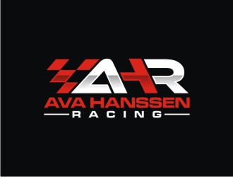 AHR.   Ava Hanssen Racing logo design by josephira