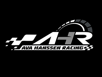 AHR.   Ava Hanssen Racing logo design by 3Dlogos
