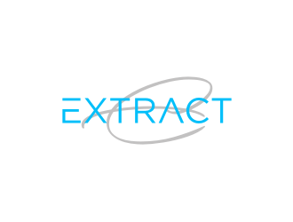 Extract logo design by rief