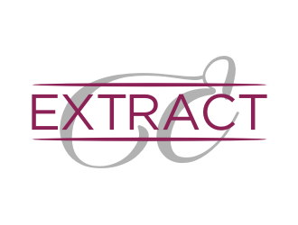 Extract logo design by Zhafir