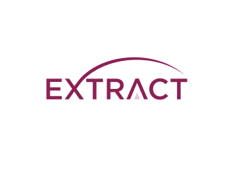 Extract logo design by GassPoll