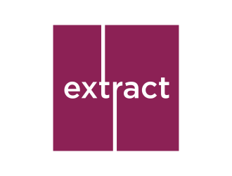 Extract logo design by GassPoll