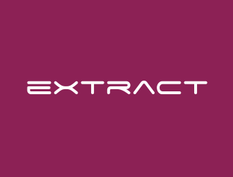 Extract logo design by GassPoll