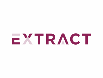 Extract logo design by christabel