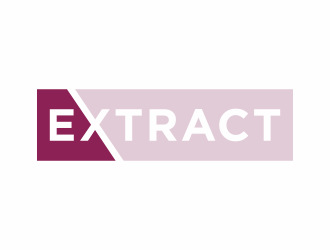 Extract logo design by christabel