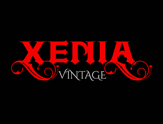 Xenia Vintage logo design by 3Dlogos