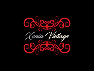 Xenia Vintage logo design by Saraswati