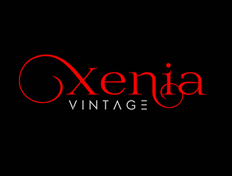 Xenia Vintage logo design by 3Dlogos