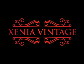 Xenia Vintage logo design by funsdesigns